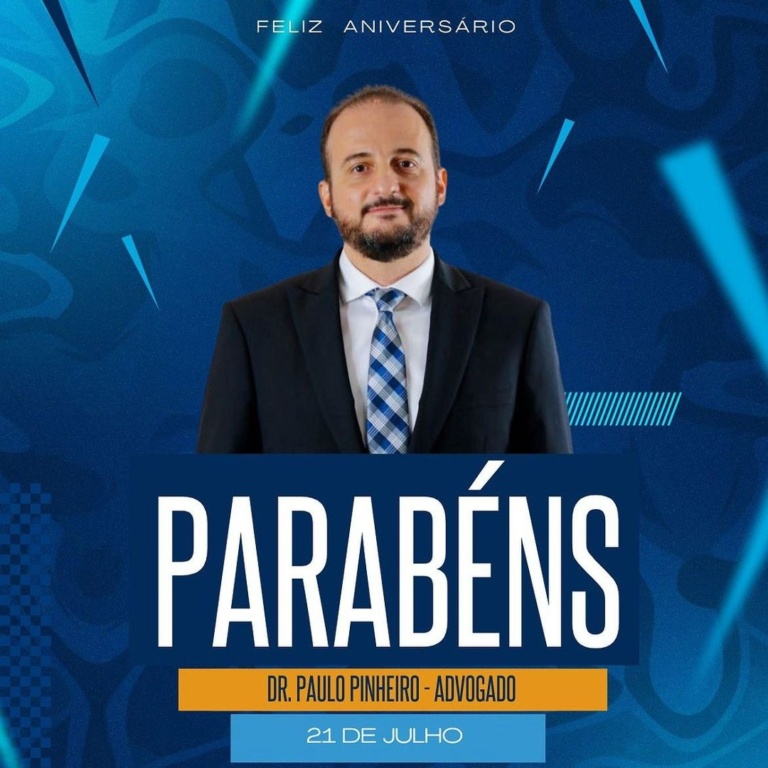 Grêmio Anápolis parabeniza o advogado do clube, Dr. Paulo Pinheiro, pelo aniversário