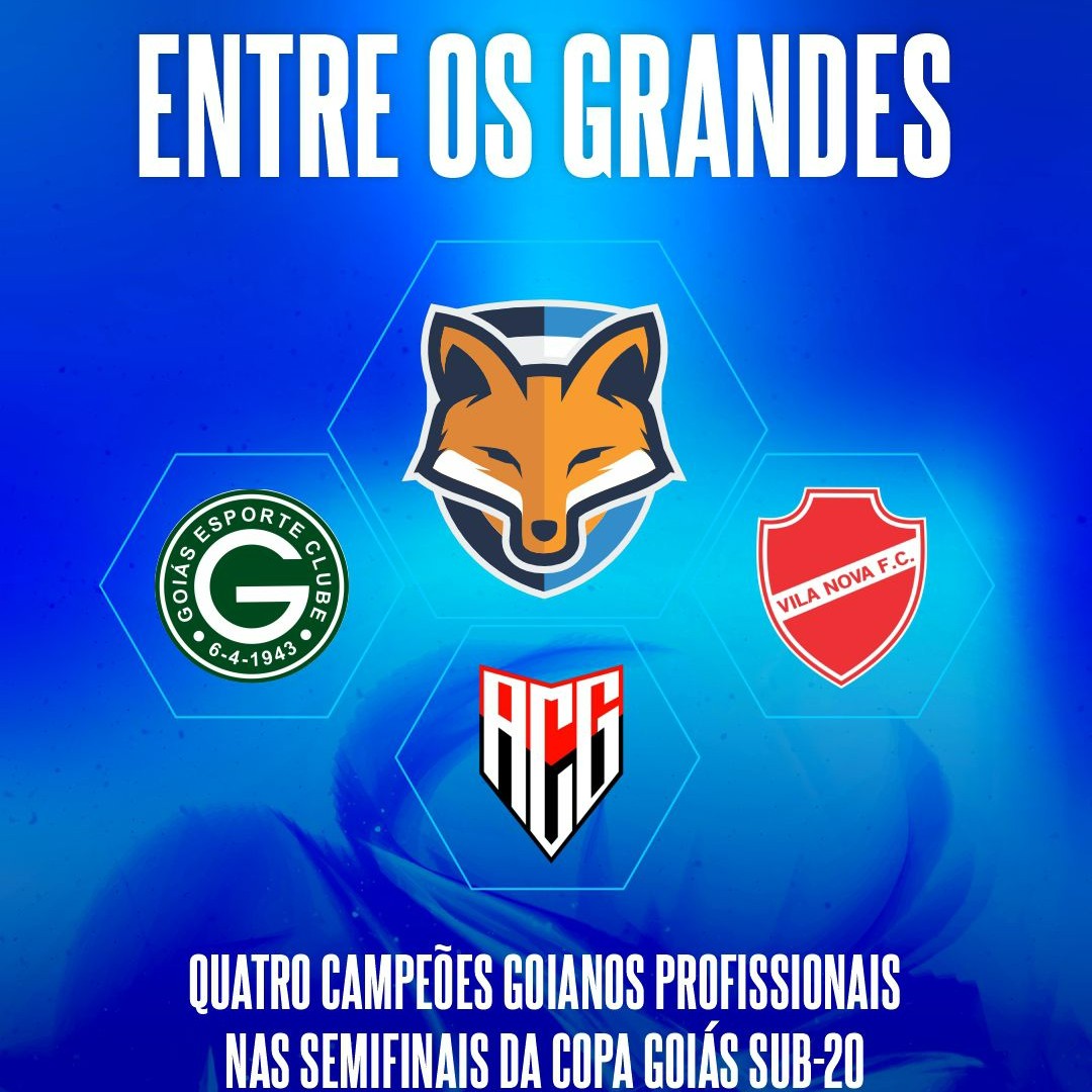 Entre os grandes! Grêmio Anápolis figura entre os quatro campeões goianos no profissional, nas semifinais da Copa Goiás sub-20