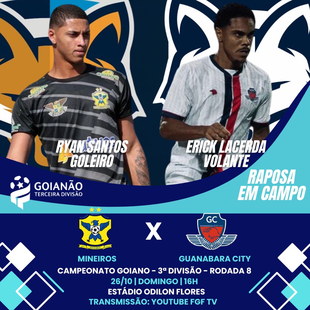 Cinco atletas do GEA podem atuar pela 3ª divisão goiana neste domingo (26); confira